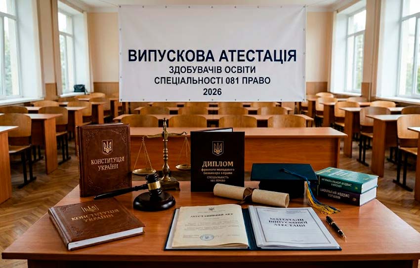 Випускова атестація здобувачів освіти спеціальності 081 «Право»