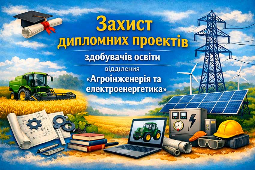 Фінальний крок до професії: випускова атестація здобувачів освіти відділення «Агроінженерія та електроенергетика»