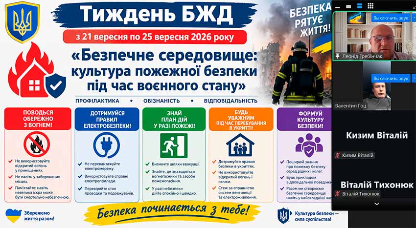 Культура пожежної безпеки в умовах війни
